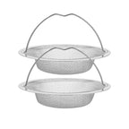 1/20pcs Kitchen Sink Strainer With Handle & Stopper Replacement Drain Basket Stainless Steel Mesh Filter Waste Hole