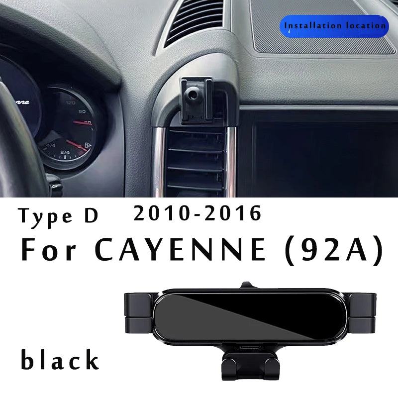 Car Phone Mount Holder For Porsche 718 Boxster Spyder 982 Panamera 971 Macan 95b Cayenne 92A Coupe 9YB Interior Accessories