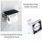 Chrome Polished WC Accessories Toilet Paper Holder Wall Hook Towel Bar Robe Hanger Rack Stainless Steel Bathroom Hardware Set