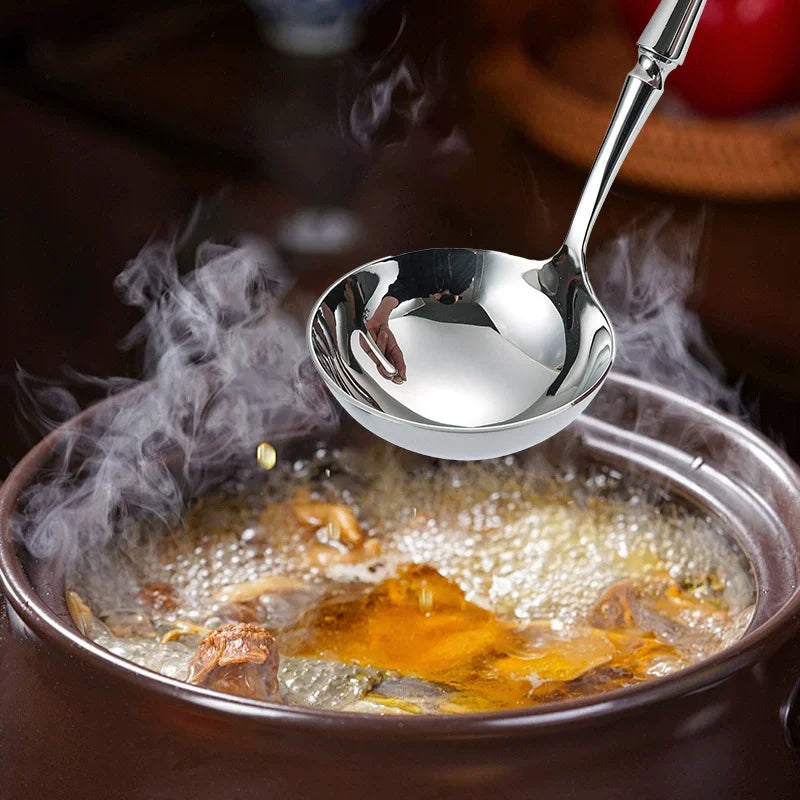 304 Stainless steel Kitchenware Cooking Utensils Set Kitchen Shovel Soup Spoon Cake Spatula Knife Serving Spoon