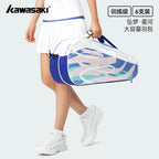 Kawasaki 2025 Brand New Badminton Bag 6pcs-Pack Large Capcity racquet