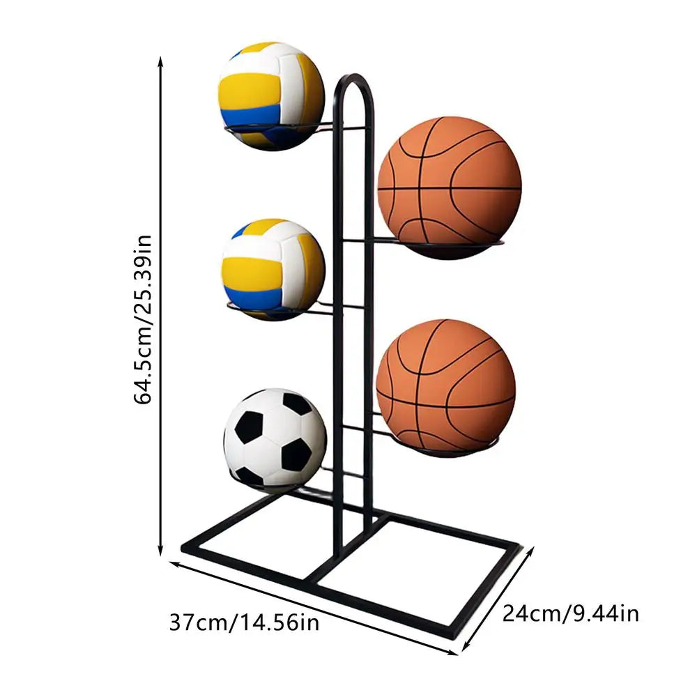 Multi-Layer Children Basketball Storage Rack Ball Football Storage Basket Placed Rack Kindergarten Volleyball Stand Holder
