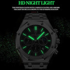 BINBOND B0161 Men's Luxury Luminous Waterproof Stainless Steel Watch