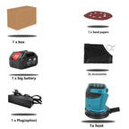 3 Speed Random Orbit Electric Sander 125mm Sandpaper Wood Grinder Polishing Machine Sander Power Tools For Makita 18V Battery