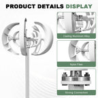 Rapid Delivery Of 5000W 24V 48V Vertical Wind Turbine Household Low Noise And Efficient Solar Cell System in Poland