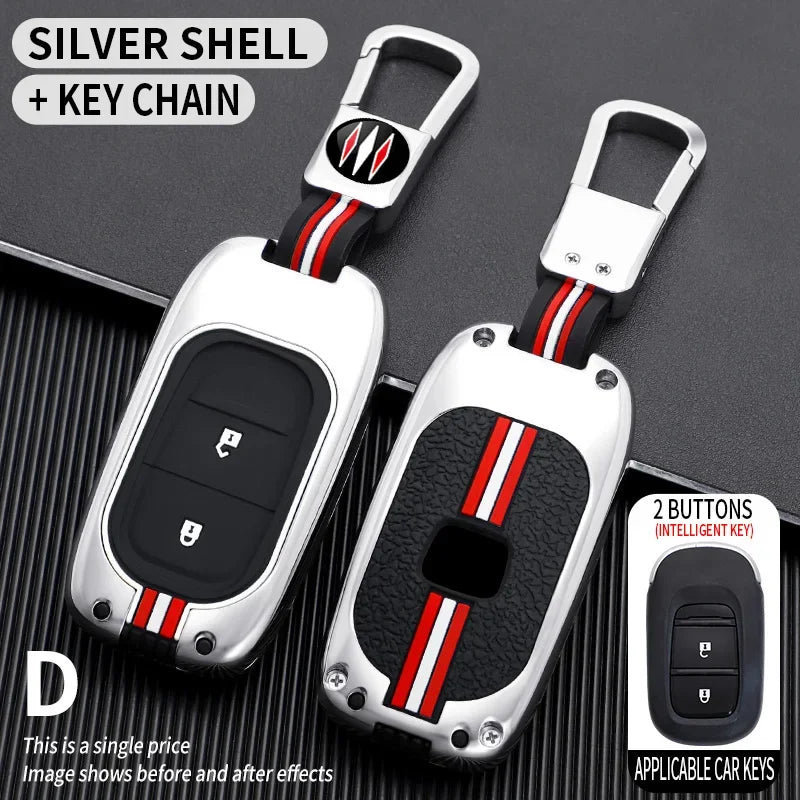 for Honda CR-V Civic Accord HR-V CR-V CRV HRV Fit City Odyssey XRV Hrv Metal Car Key Cover Fob Case Shell 2023 2024