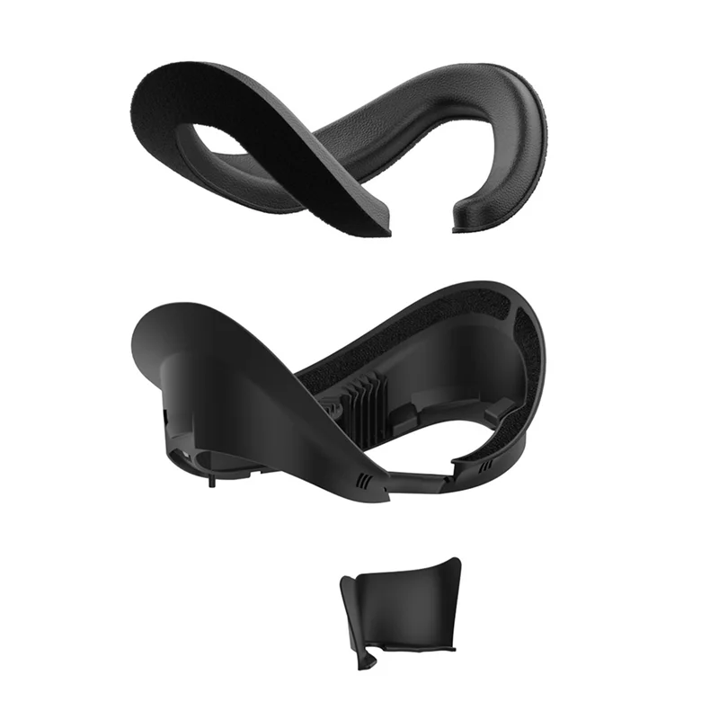 AMVR OOM Leather Mask for PICO 4 VR Headphone Leather Mask Washable Sweat-Proof Leather Face Cover Replacement