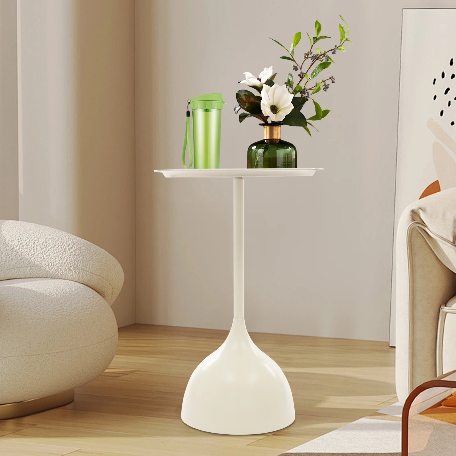Modern Round Side Table for Living Room
