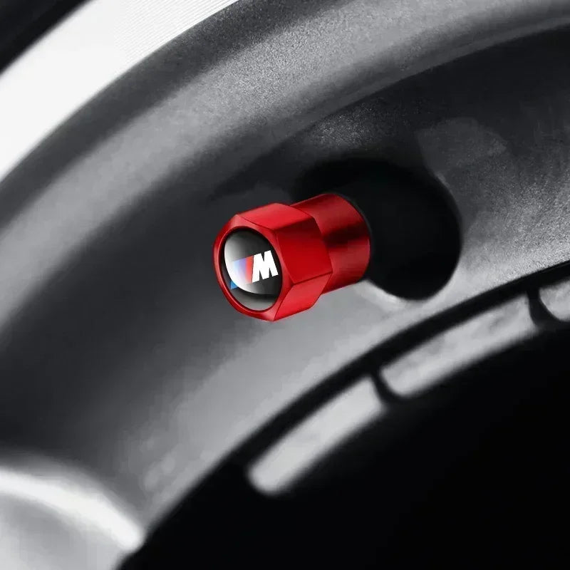 4Pcs Car Wheel Tire Valve Caps for BMW M Series & Models
