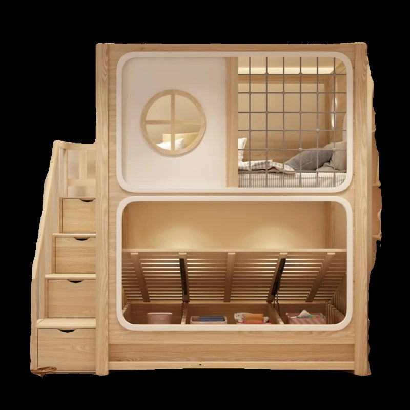 Kids Bed Kids Bedroom Furniture Children's Family Girl Beds Letto Bambini Children's Montessori Bed Wood Children's Bed