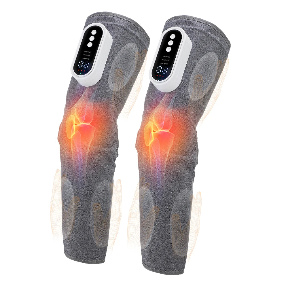 Electric Leg Massager 3-Speed Hot Compress Thigh Calf Massage Relax Muscles Relieve Fatigue Promote Blood Circulation