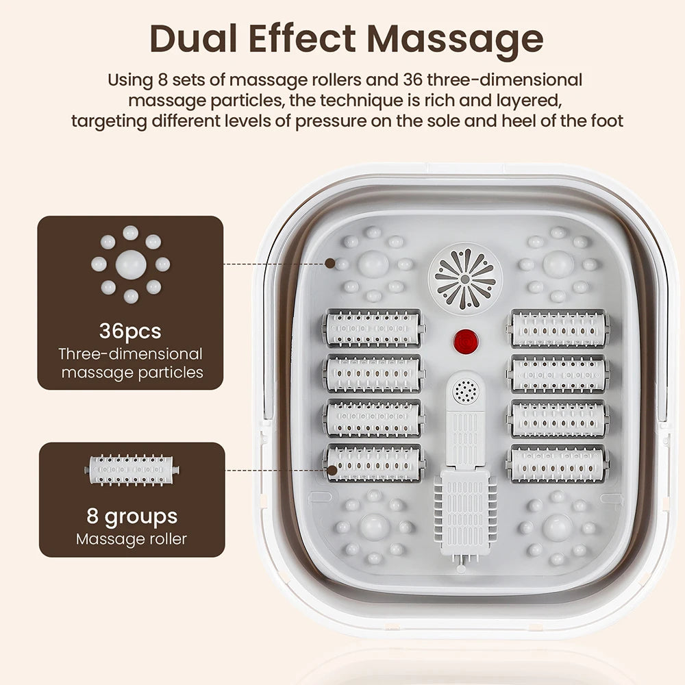 Foot Massage Tub Portable thermostatic foot massage tub for home to promote blood circulation Relieve foot discomfort
