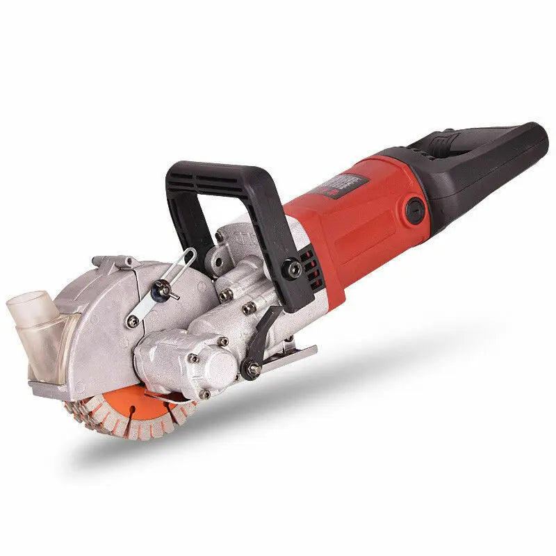 4500W Electric Wall Slotting Machine Wall Chaser Groove Cutting Machine Dustproof and Laser Sighting Steel Concrete Circular Saw