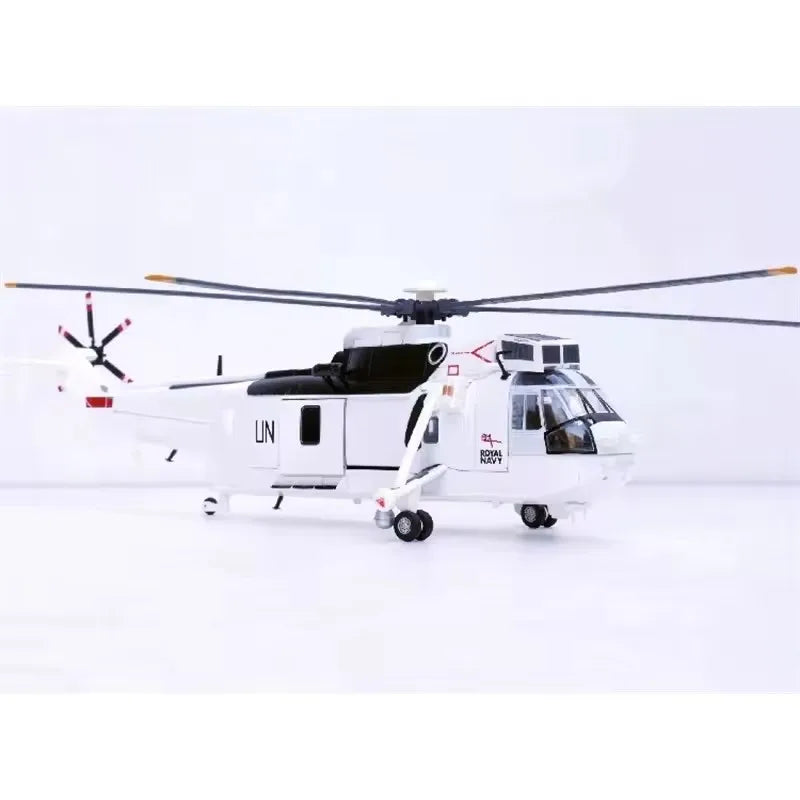 New 1:72 Scale Model United States Sea King Helicopter UN Diecast Aircraft Collectoin Decoration Display Toys For Fans Gifts