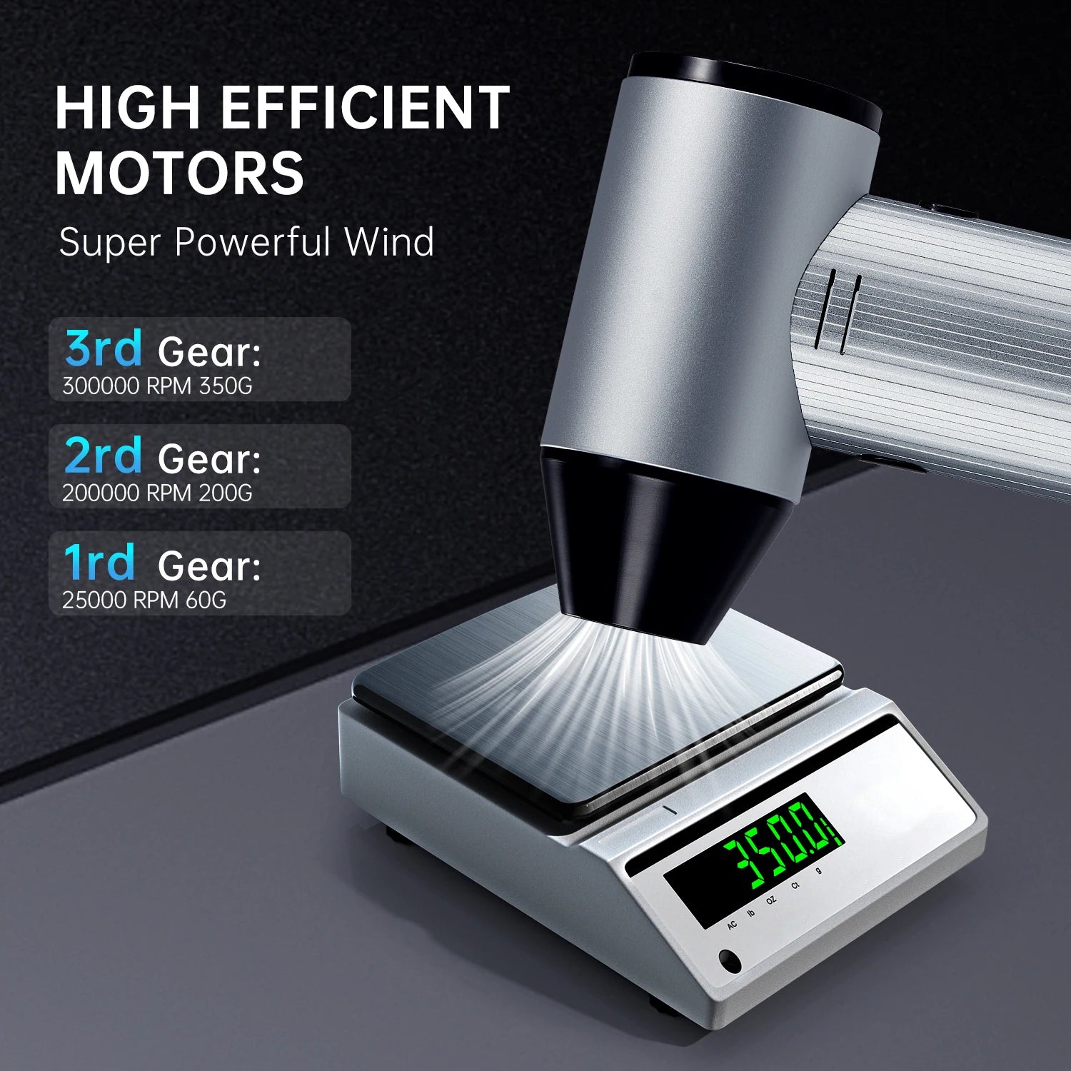 Powerful Air Blower Mini Turbo Jet Fan 300,000 RPM 45m/s High Speed Duct Fan Turbo Violent Fan High-Performance Brushless Motor