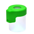 LED Glass Tobacco Jar Bottle Box with Magnifier Sealed Vacuum Herb Tobacco Jar Box Bottle Tobacco Storage Bottle Jar Container