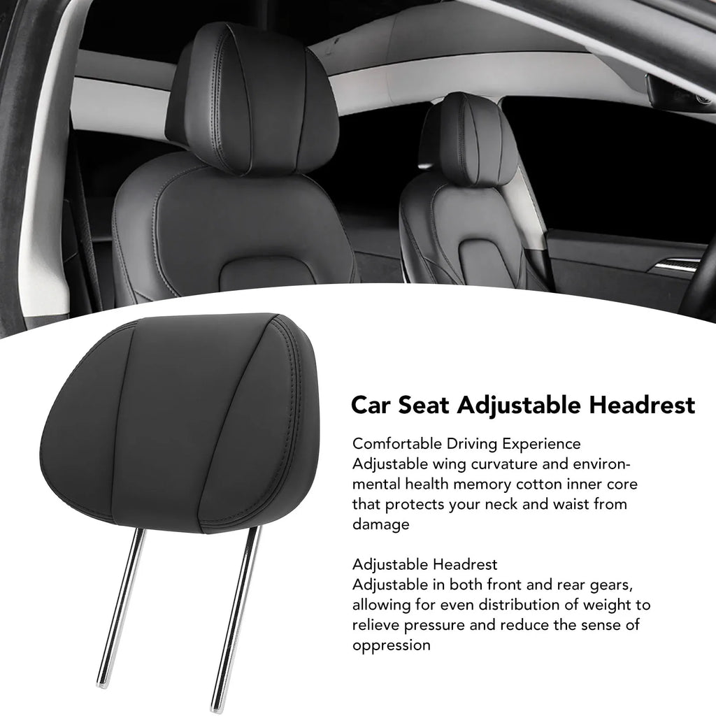 Car  Headrest 8 Way Adjustable Relieve Neck Fatigue Seat Headrest Replacement for   Y Car Seat Head Cushion