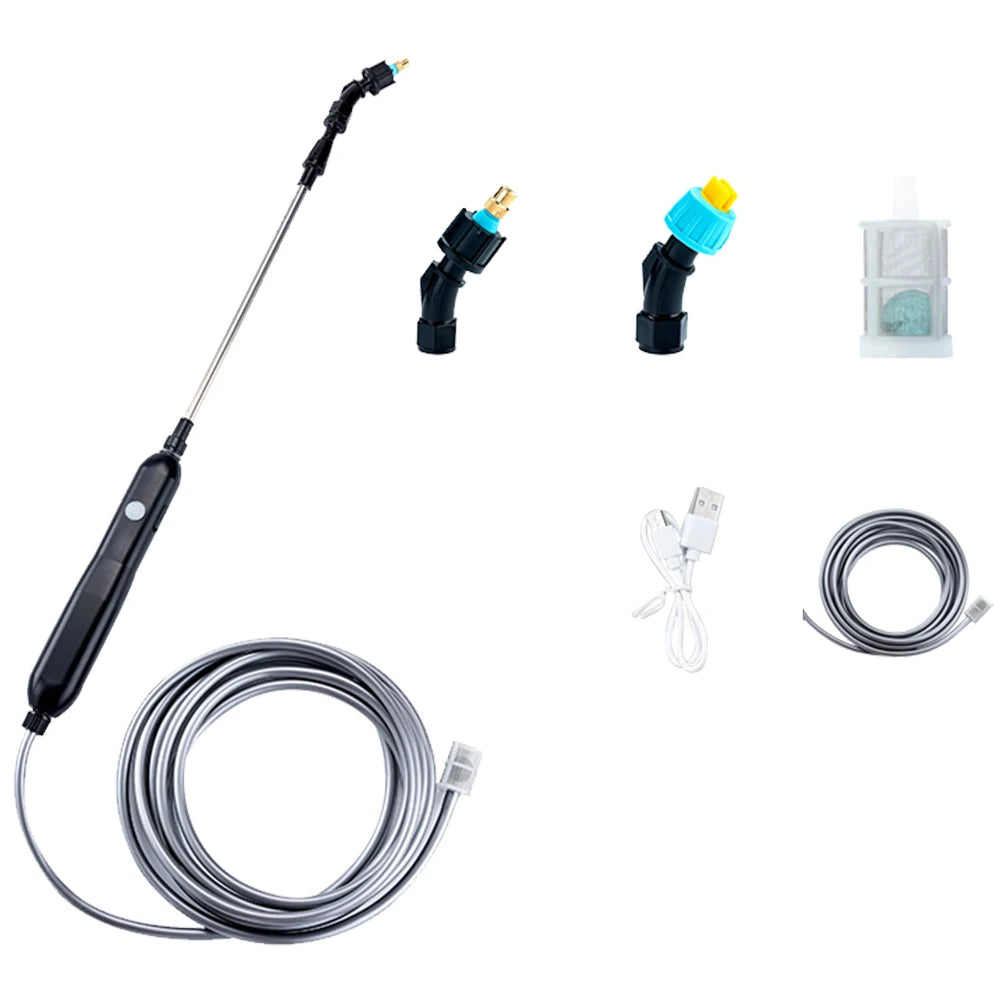 Shoulder Pesticide Sprayer 5L Electric Backpack Sprayer USB Rechargeable Automatic Sprayer Bottle 3 Modes for Garden Irrigation