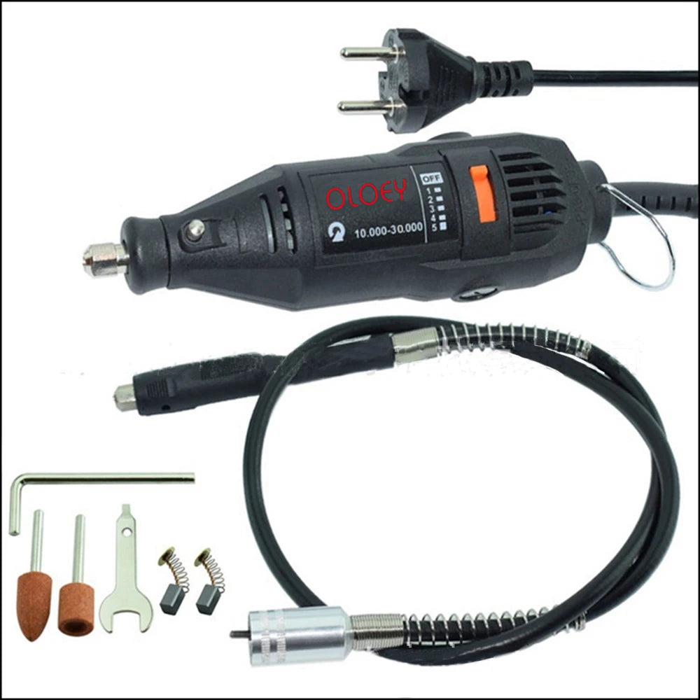 180W Electric Dremel Mini Drill Electric Drill orbital polisher  Rotary Tool grinder  Mini-mill Grinding Machine