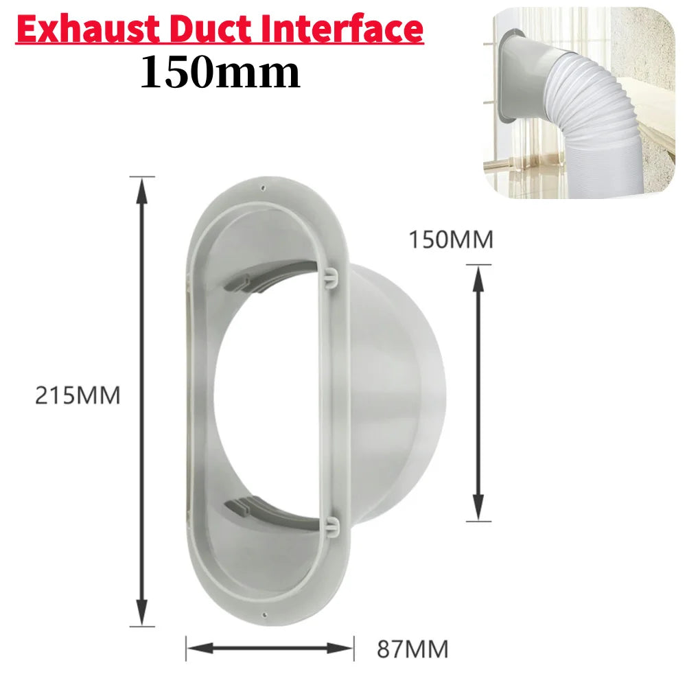 130/150mm Universal Duct Extension Pipe Air Ventilation Pipe Hose Air Conditioner Exhaust Accessories Duct Air System Vent