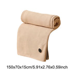 Winter USB Electric Heated Blanket Wearable 3 Heating Level Heated Shawl Portable Body Warmer Blanket for Home Office Sofa Shawl