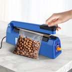 Electric Heat Bag Sealing Machine Portable Plastic Bag Sealer Hand Press Food Seal Plastic Bag Impulse Sealer Fast Heat Packagin