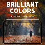 16:9 Ratio Hight-density Portable Projection Screen 1080P 3d 4K HD Projector Movie 60-150 Inchs for Home Office (Translucent)