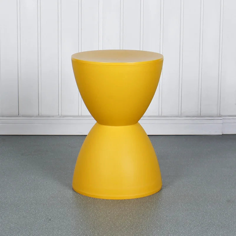 Fashion Nordic Creative Modern Simple Bench Foot stool Round stool Thickened Plastic Round Stool Home Dector