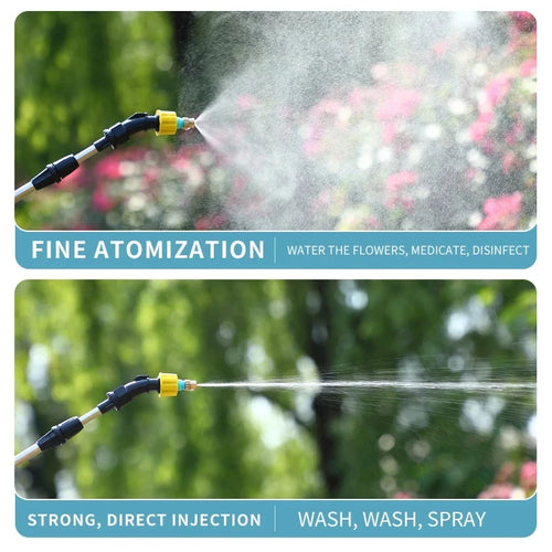 Automatic Garden Watering Spray Gun Electric Sprayer Nozzle Sprinkler Garden Plant Mister Watering Spray Gun Irrigation Tool