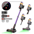 Blossom V18 Cordless Handheld Vacuum Cleaner,45000PA,Touch Screen,Smart Dust Sensor,Auto Speed Control for Home Bed Carpet Clean