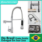 Gourmet Mobile Mixer Mono Command Spray Faucet with Articulated Spray