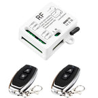 Rf 433Mhz Wireless Remote Control Switch AC110V 220V 230V 10A 2300W 2CH Relay Receiver Remote Control for Lights garage door