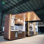 Customized All in One Outdoor Kitchen Pod Integrated Cooking Station for Campsites Backyard BBQ