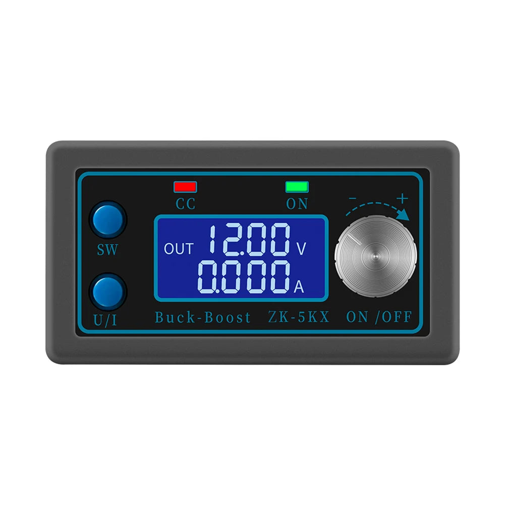 ZK-5KX DC Buck-Boost Converter 5A Max Adjustable Regulated Laboratory Power Supply 0.6-36V LCD Display for Electronic Equipment