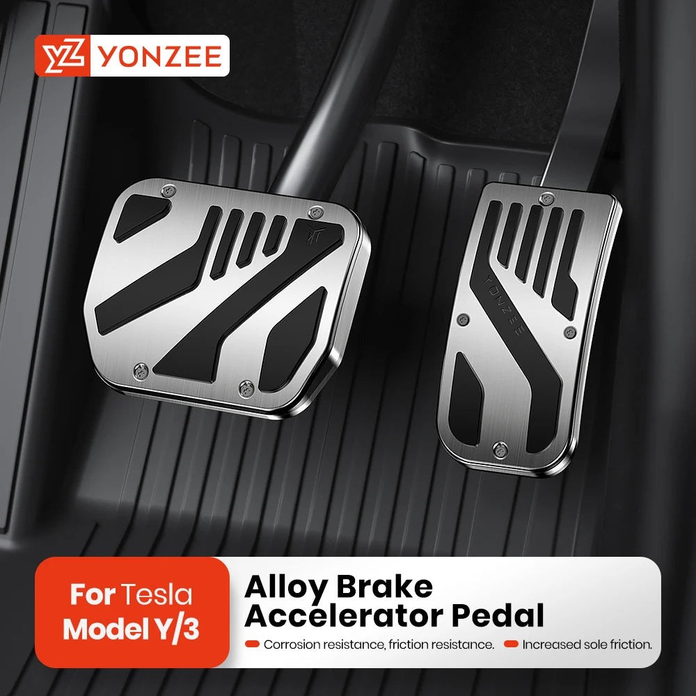 YZ Tesla Model 3/Y Foot Pedal Covers (2017-2025)