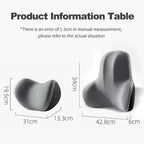 Car Neck Headrest Pillow Memory Foam Waist Cushion Lumbar Support Backrest Cars Vehicle Supplies Travel Neck Cushion Protection