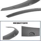 Universal Car Truck Wheel Fender Flares Cover Wide Body Kit Wheel Arches Black
