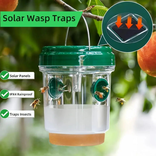 Insect Trap Pest Control Fly Mosquito Catcher Metal Handle Conical Entrance Hanging Trap Fruit Fly Catcher Garden Outdoor Traps