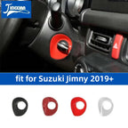 JIDIXIAN Car Key Hole Ignition Switch Decoration Cover for Suzuki Jimny 2019 2020 2021 2022 2023 2024 2025 Interior Accessories