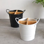 Separate Kitchenware Cooking Tool Storage Shelf Cutlery Organizer Bamboo Tableware Holder Spoon Stand Chopstick Holder