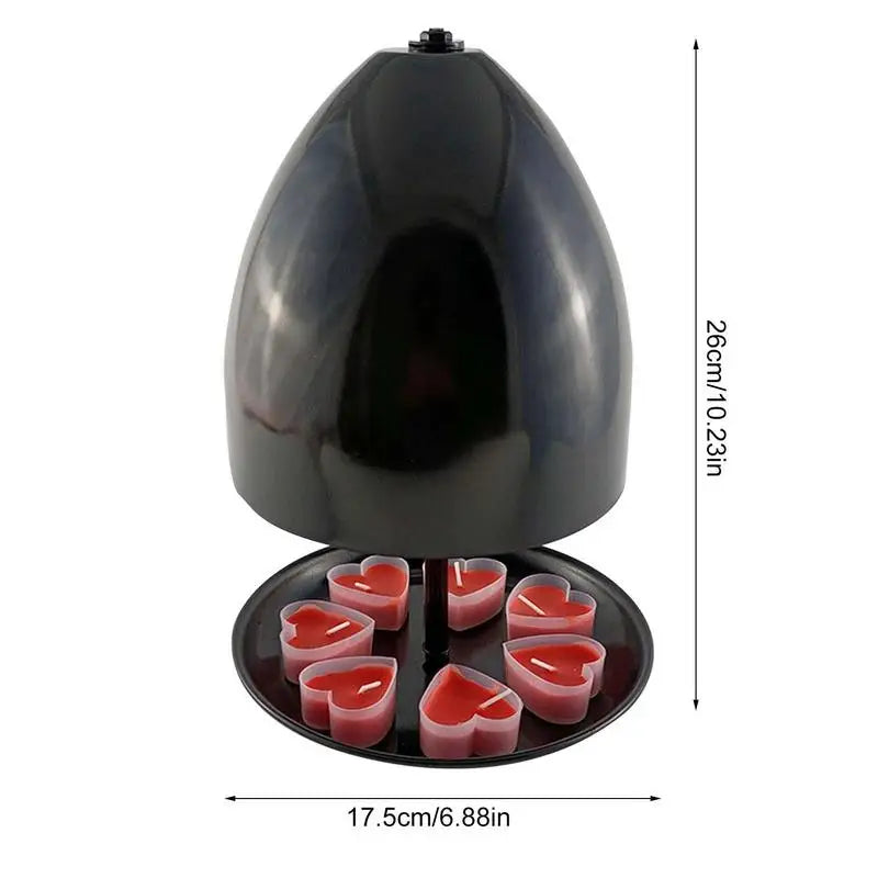 Heating Candle Stove Metal Radiator Tealight Double-Walled Tea Light Candle Heater Home Decoration for Study Office Living Room