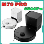 Liectroux M70 Pro Lidar Robot 3200mAh Vacuum Cleaner with Self-emptying Dustbin Multi-floor Map Storage 6500Pa Strong Suction