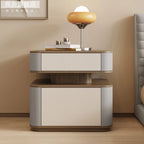 Minimalist Modern Aesthetic Bedside Table With Drawers Design Storage Nightstand Space Saving Mesa De Noche Bedroom Furniture