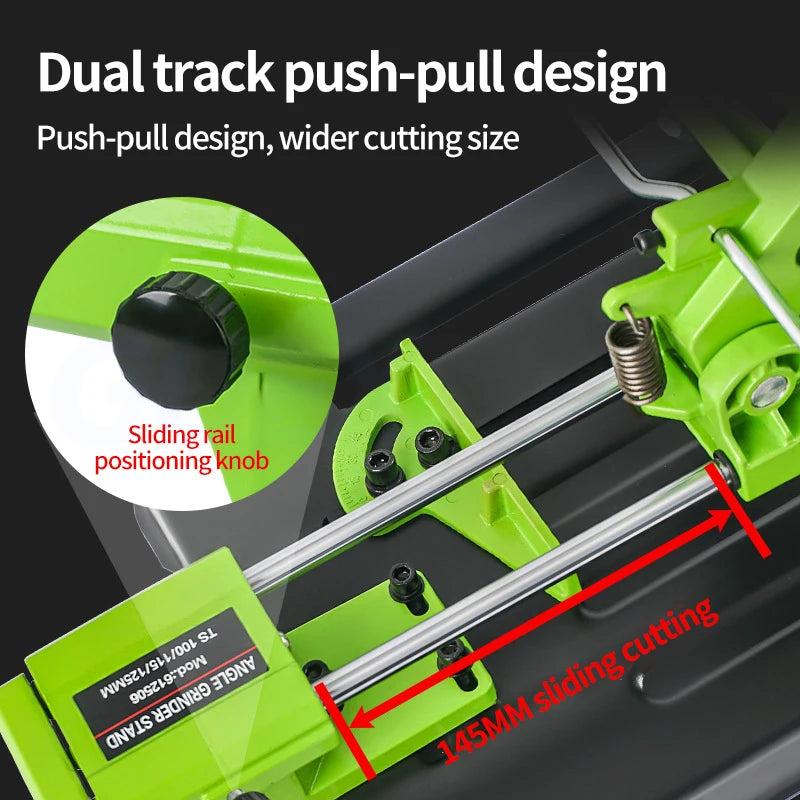 Angle Grinder Fixed Bracket Draw-bar type Polishing Machine Conversion Cutting Machine Table Angle Grinder Mounting Stand Tool