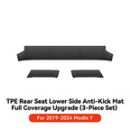 YZ For Tesla Model Y/3 Juniper 2021-2025 Rear Seat Lower Anti-kick Pad Protective Mat Electric Vehicle Protective Accessories