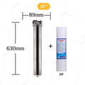 20*2.5inch stainless steel water filter housing water filtration pre f