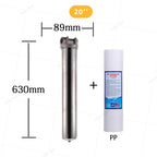 20*2.5inch stainless steel water filter housing water filtration pre f