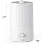 4L Top Fill Ultrasonic Cool Mist Humidifiers for Bedroom, with Oil Diffuser and Nightlight, for Baby Nursery & Plants