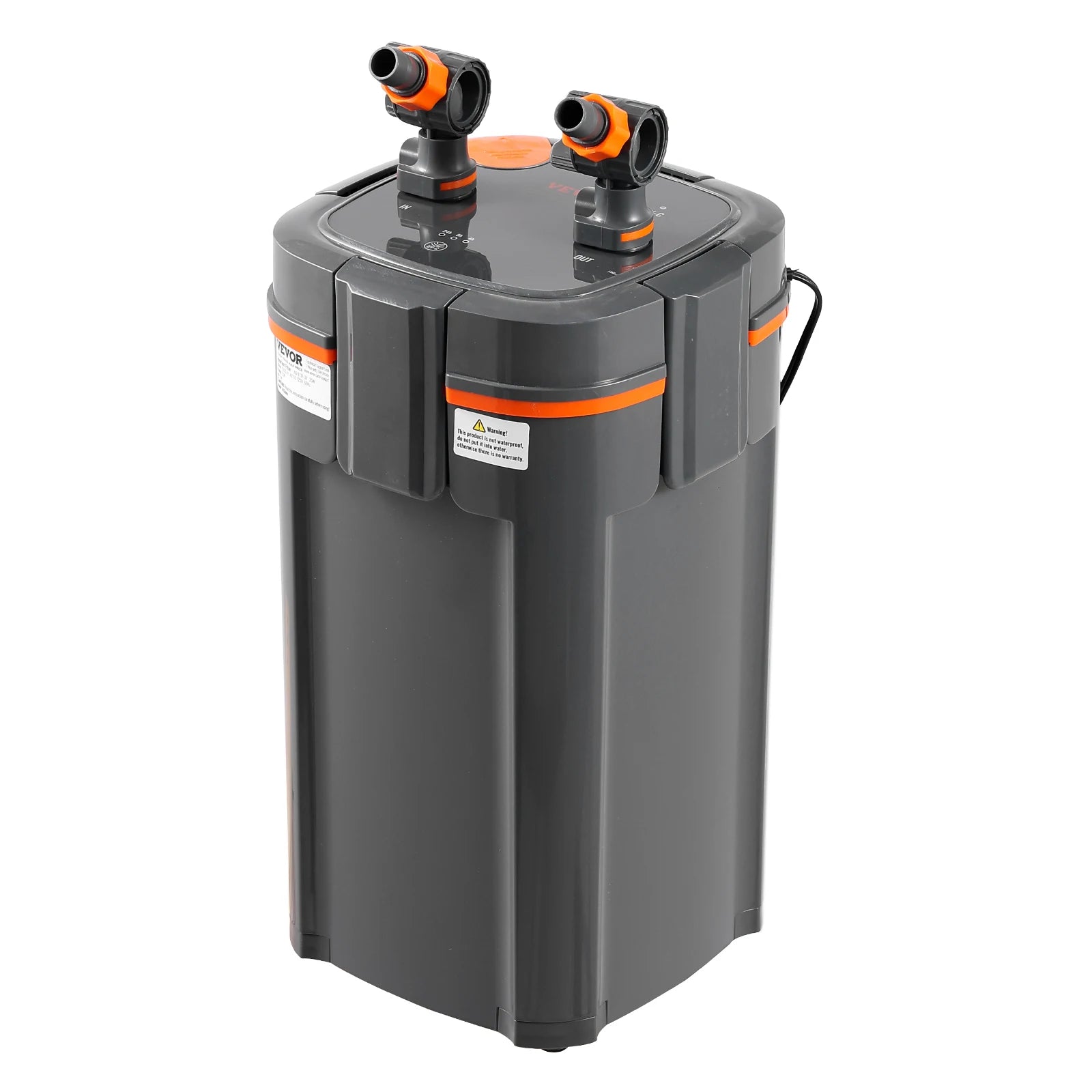 SucceBuy Aquarium Filter 264GPH 3-Stage Canister Filter Ultra-Quiet Internal Aquarium Filter with UV Protection for Fish Tanks