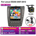 9.7inch Android 13 Car Radio For Lexus ES ES240 ES300 ES330 ES350 2007-2012 For Tesla Style Screen Car Radio Multimedia Player